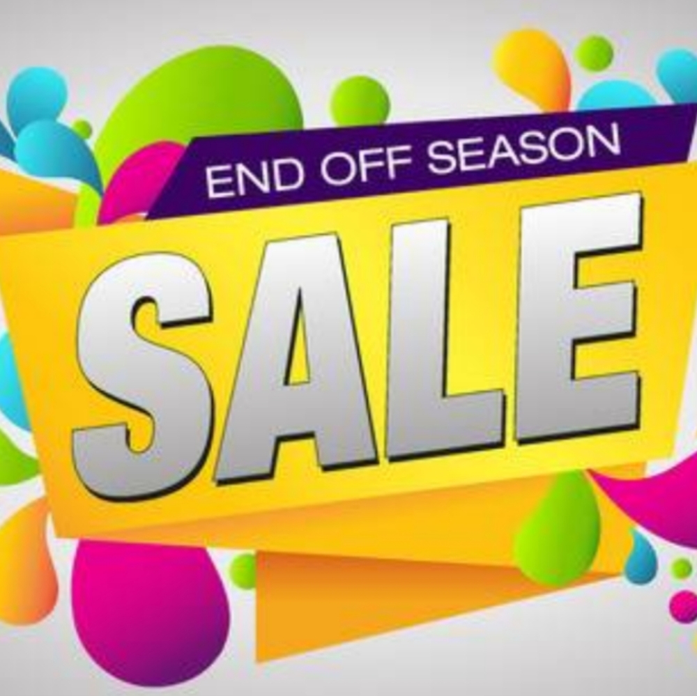END OF SEASON SALE